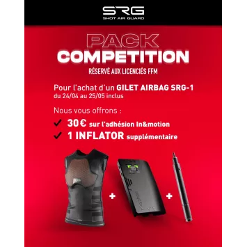GILET AIRBAG MOTOCROSS SHOT AIR GUARD SRG-1