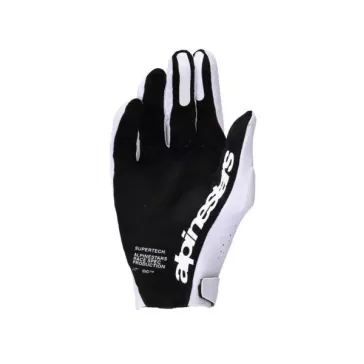 Gants Alpinestars Supertech MX Blanc Noir