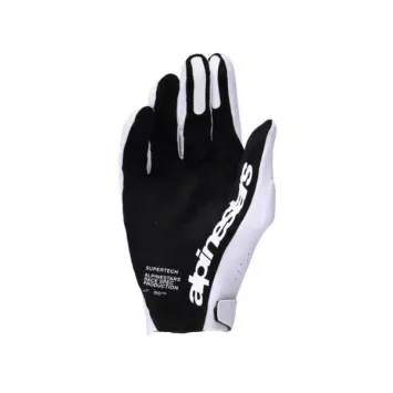Gants Alpinestars Supertech MX Blanc Noir