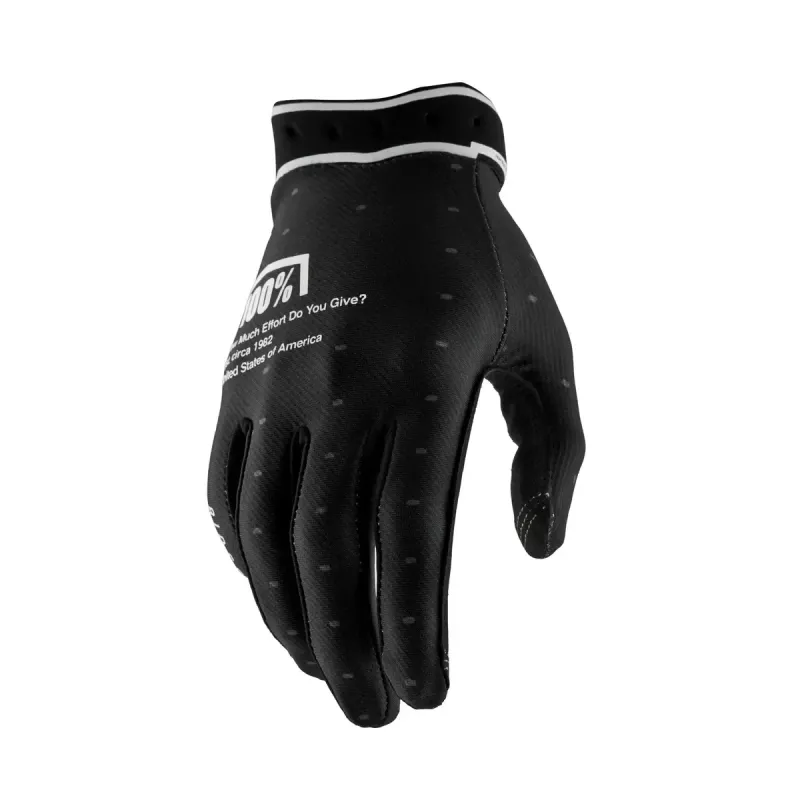 Gant Motocross 100% Ridefit noir