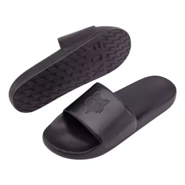 Claquettes FOX Racing Fox Head Noir
