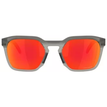 Lunettes de soleil OAKLEY HSTN SQ Matte Grey Smoke - verres Prizm Ruby