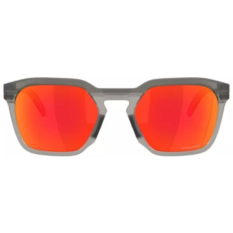 Lunettes de soleil OAKLEY HSTN SQ Matte Grey Smoke - verres Prizm Ruby