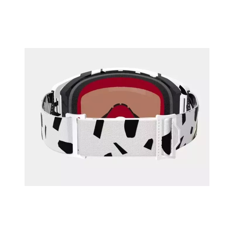 Masque Alpinestars Supertech Edition Corp Blanc Or écran miroir Or