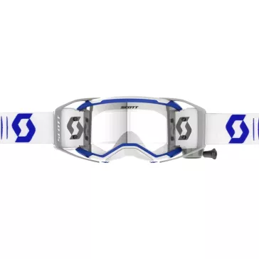 Masque Scott Prospect 2.0 roll-off - blanc / Bleu 2027