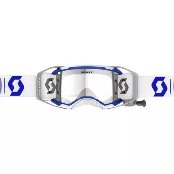Masque Scott Prospect 2.0 roll-off - blanc / Bleu 2027