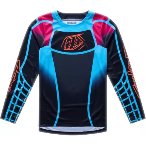 Maillot enfant TROY LEE DESIGNS GP Pro - Framework noir/cyan