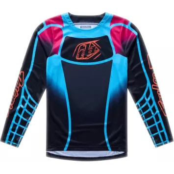 Maillot enfant TROY LEE DESIGNS GP Pro - Framework noir/cyan