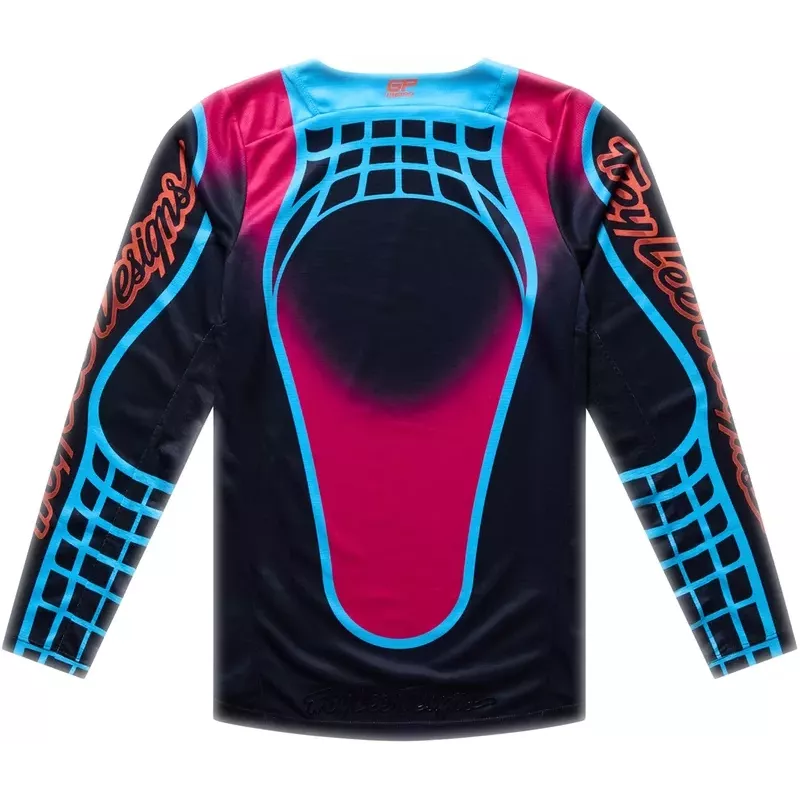 Maillot enfant TROY LEE DESIGNS GP Pro - Framework noir/cyan