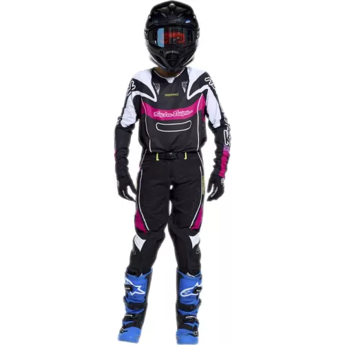 Tenue enfant TROY LEE DESIGNS SE Pro - Salvo noir/blanc