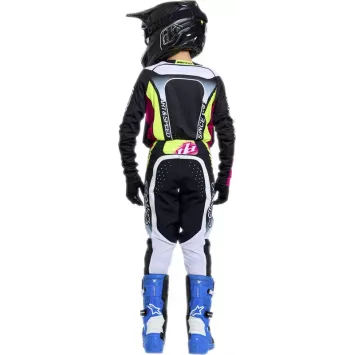 Maillot enfant TROY LEE DESIGNS GP Pro - Framework noir/cyan