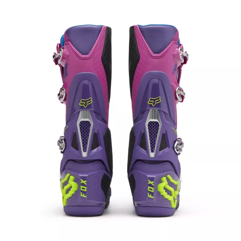 Bottes FOX INSTINCT 2027 Violette Rose Jaune