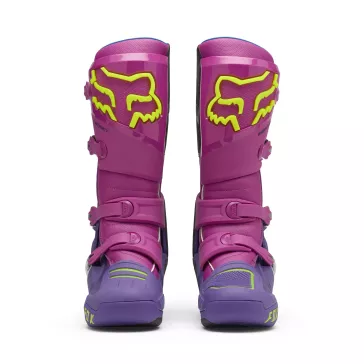 Bottes FOX INSTINCT 2027 Violette Rose Jaune
