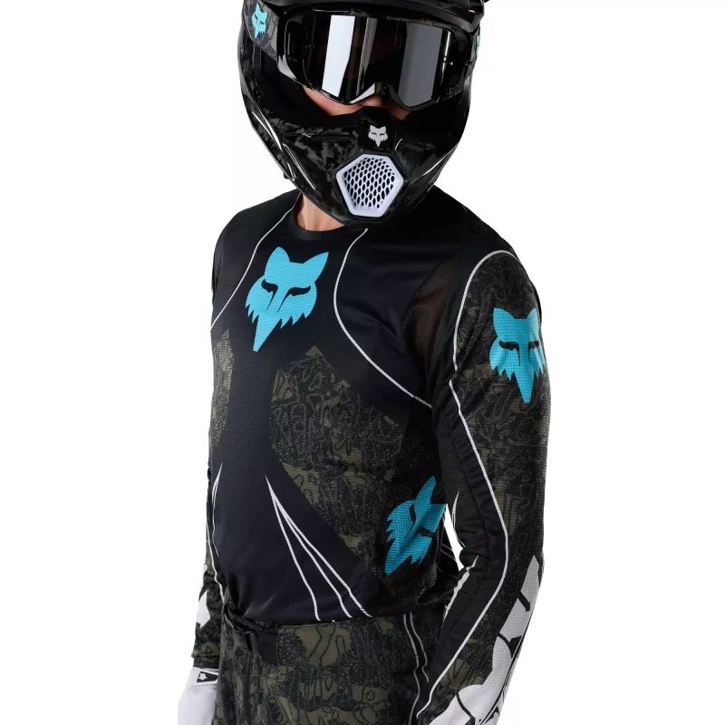 Tenue Fox FLEXAIR APEX 2027 Noir Bleu Tenue Fox FLEXAIR APEX 2027 Noir Bleu