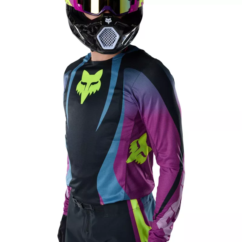 Tenue Fox FLEXAIR THORN 2027 Violet Bleu Jaune Tenue Fox FLEXAIR THORN 2027 Violet Bleu Jaune
