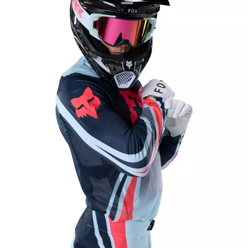 Tenue Fox FLEXAIR THORN 2027 Bleu et Rouge Tenue Fox FLEXAIR THORN 2027 Bleu et Rouge