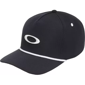 Casquette Oakley Ellipse Cord – Noir / Blanc – Collection 2026