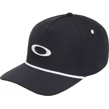 Casquette Oakley Ellipse Cord – Noir / Blanc – Collection 2026