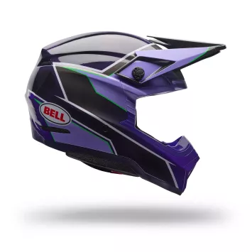 Casque BELL Moto-10 Mips PULSE - Violet 2027