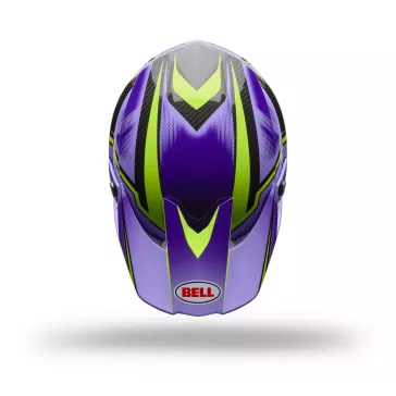 Casque BELL Moto-10 Spherical Violet Jaune 2027