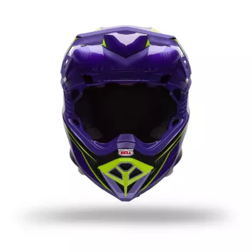 Casque BELL Moto-10 Spherical Violet Jaune 2027