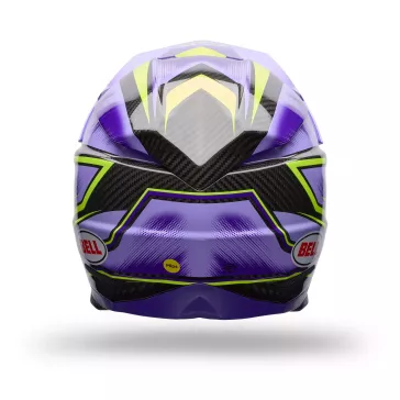 Casque BELL Moto-10 Spherical Violet Jaune 2027