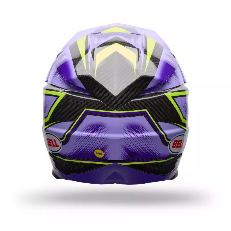 Casque BELL Moto-10 Spherical Violet Jaune 2027