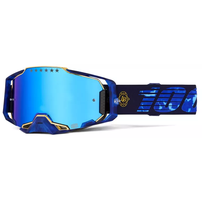 Masque 100% ARMEGA LE Bruni Signature Navy Blue/Gold – Collection SP26