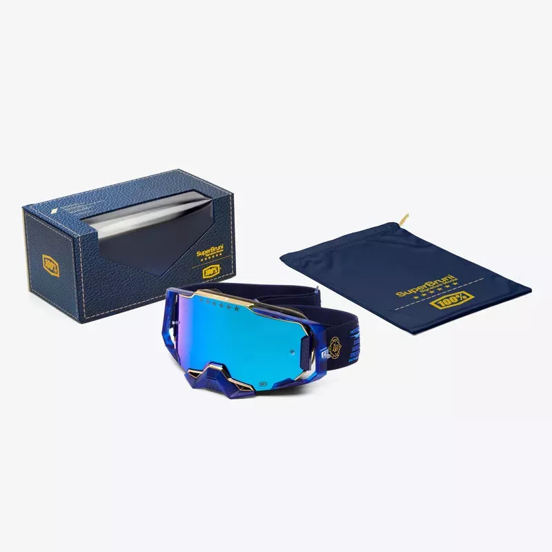 Masque 100% ARMEGA LE Bruni Signature Navy Blue/Gold – Collection SP26