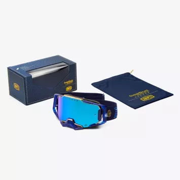 Masque 100% ARMEGA LE Bruni Signature Navy Blue/Gold – Collection SP26