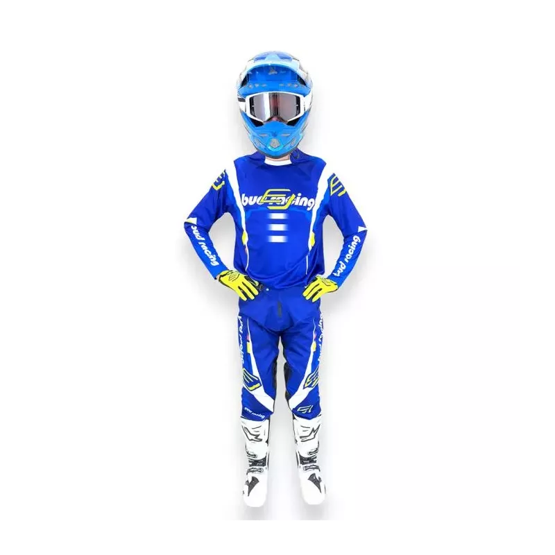 TENUE BUD racing Champion's Bleu Pastel Pêche 2026