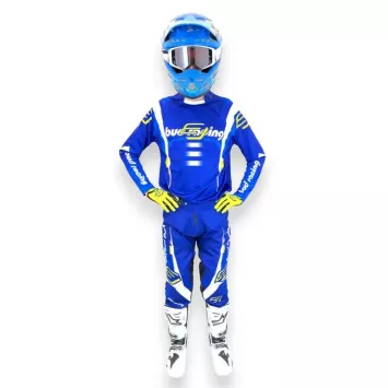 TENUE BUD racing Champion's Bleu Pastel Pêche 2026