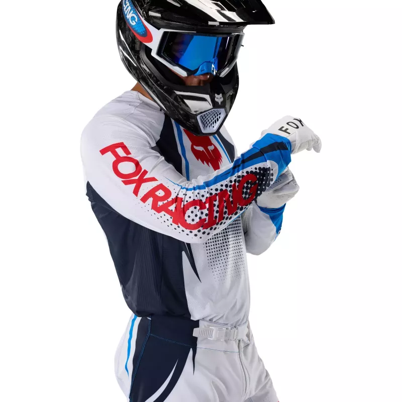 Tenue motocross Fox 360 CLUTCH 2027 Blanc Bleu