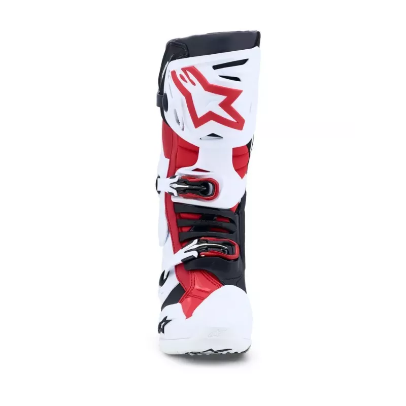 Bottes Alpinestars Tech 10 Blanc Noir Rouge 2027