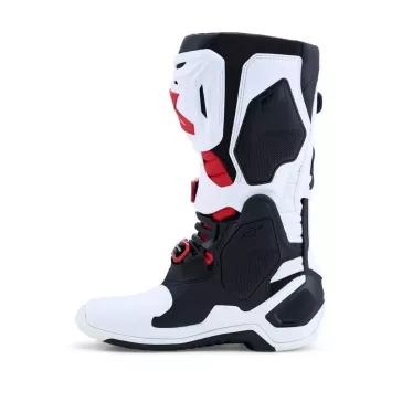 Bottes Alpinestars Tech 10 Blanc Noir Rouge 2027