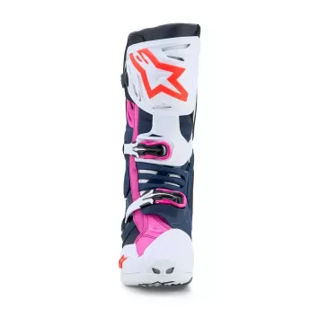 Bottes Alpinestars Tech 10 Supervented Bleu Orange Rose 2027