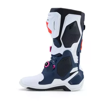 Bottes Alpinestars Tech 10 Supervented Bleu Orange Rose 2027