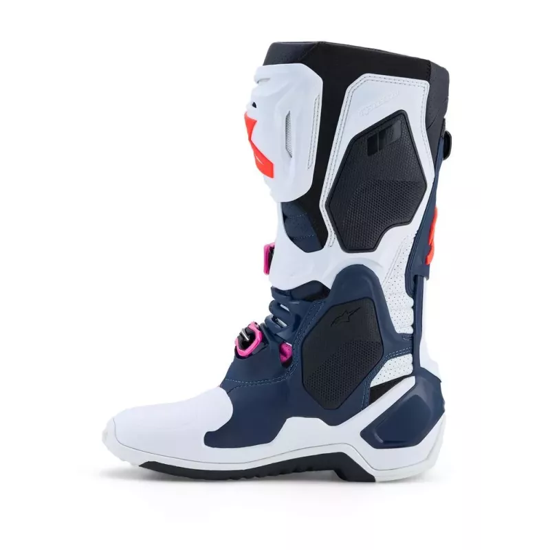 Bottes Alpinestars Tech 10 Supervented Bleu Orange Rose 2027
