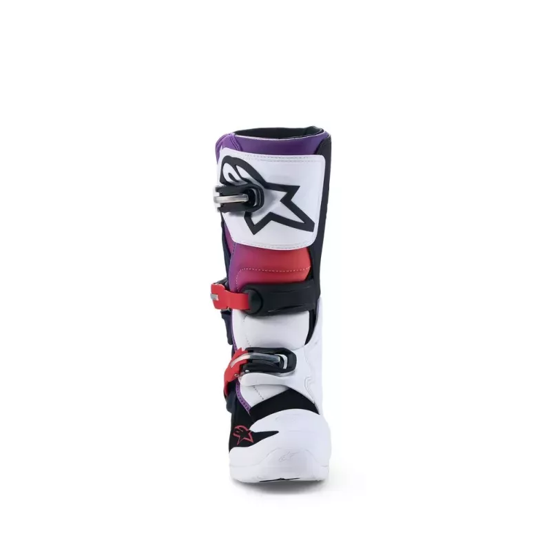 Bottes enfants ALPINESTARS TECH 7S Blanc Violet Rouge 2027