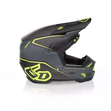 Casque 6D ATR-3 Solid - Zone Jaune Matt FIM 2027