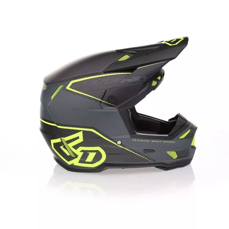 Casque 6D ATR-3 Solid - Zone Jaune Matt FIM 2027