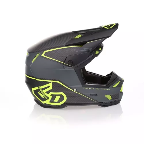 Casque 6D ATR-3 Solid - Zone Jaune Matt FIM 2027