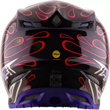 Casque TROY LEE DESIGNS SE5 Carbon Overspray - noir/magenta 2027