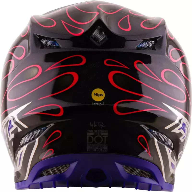 Casque TROY LEE DESIGNS SE5 Carbon Overspray - noir/magenta 2027 Casque TROY LEE DESIGNS SE5 Carbon Overspray - noir/magenta 2027