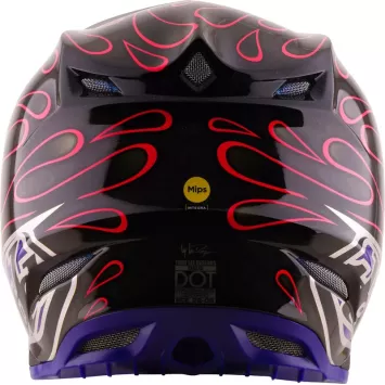 Casque TROY LEE DESIGNS SE5 Carbon Overspray - noir/magenta 2027