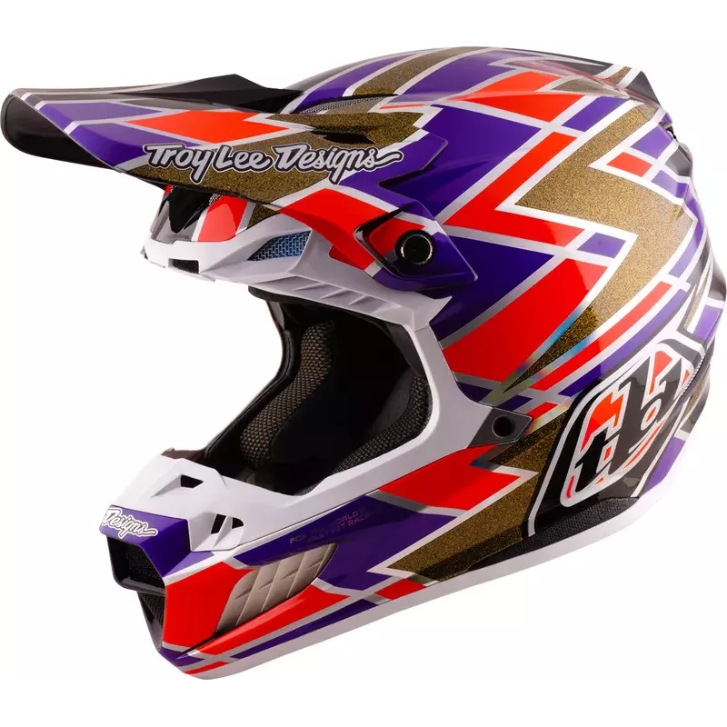 Casque TROY LEE DESIGNS SE5 Carbon Flush - violet 2027