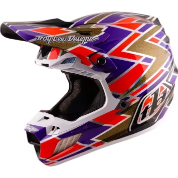 Casque TROY LEE DESIGNS SE5 Carbon Flush - violet 2027