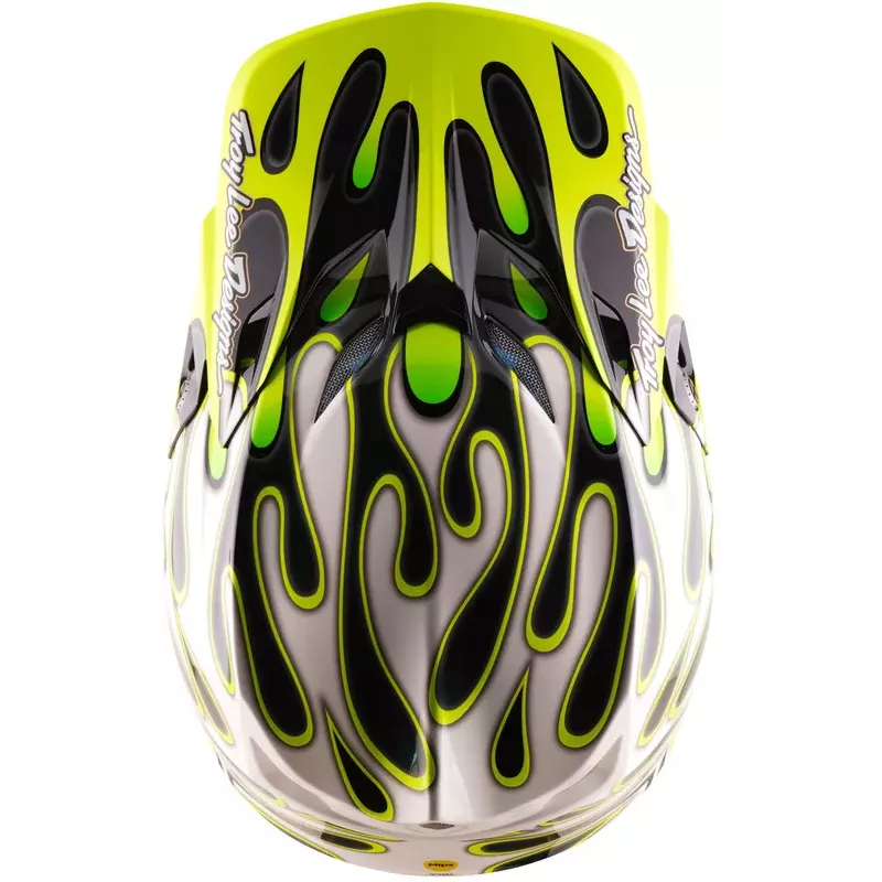 Casque TROY LEE DESIGNS SE5 Composite Mips Jaune Fluo 2027
