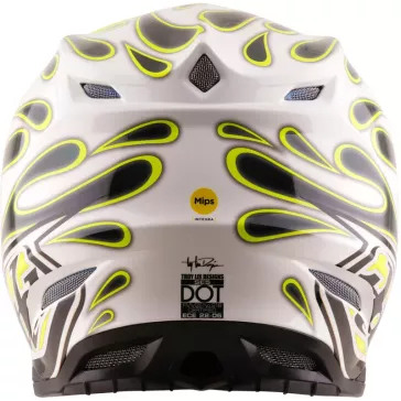 Casque TROY LEE DESIGNS SE5 Composite Mips Jaune Fluo 2027