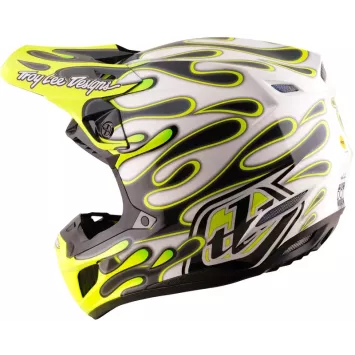 Casque TROY LEE DESIGNS SE5 Composite Mips Jaune Fluo 2027